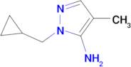 2-Cyclopropylmethyl-4-methyl-2H-pyrazol-3-ylamine