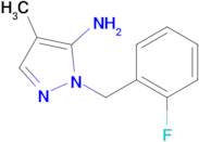 2-(2-Fluorobenzyl)-4-methyl-2H-pyrazol-3-ylamine