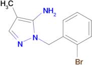 2-(2-Bromobenzyl)-4-methyl-2H-pyrazol-3-ylamine