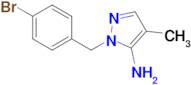 2-(4-Bromobenzyl)-4-methyl-2H-pyrazol-3-ylamine