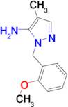 2-(2-Methoxybenzyl)-4-methyl-2H-pyrazol-3-ylamine