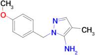 2-(4-Methoxybenzyl)-4-methyl-2H-pyrazol-3-ylamine