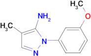 2-(3-Methoxyphenyl)-4-methyl-2H-pyrazol-3-ylamine