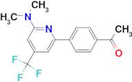 1-[4-(6-Dimethylamino-4-trifluoromethyl-pyridin-2-yl)-phenyl]ethanone