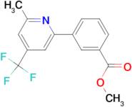 3-(6-Methyl-4-trifluoromethyl-pyridin-2-yl)-benzoic acid methyl ester