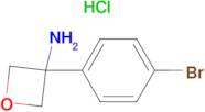 3-(4-Bromophenyl)oxetan-3-amine hydrochloride