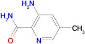 3-Amino-5-methyl-pyridine-2-carboxylic acid amide