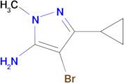 4-Bromo-5-cyclopropyl-2-methyl-2H-pyrazol-3-ylamine