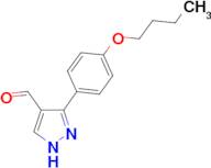 3-(4-Butoxyphenyl)-1H-pyrazole-4-carbaldehyde