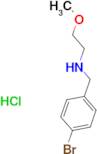 (4-Bromobenzyl)(2-methoxyethyl)amine hydrochloride