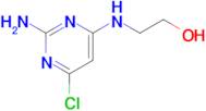 2-[(2-Amino-6-chloro-4-pyrimidinyl)amino]ethanol