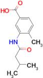 4-Methyl-3-[(3-methylbutanoyl)amino]benzoic acid