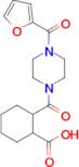 2-((4-(2-Furylcarbonyl)piperazinyl)carbonyl)cyclohexanecarboxylic acid