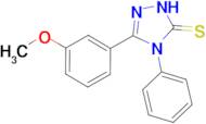 3-(3-Methoxyphenyl)-4-phenyl-1,2,4-triazoline-5-thione