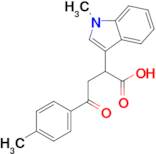 2-(1-Methylindol-3-yl)-4-(4-methylphenyl)-4-oxobutanoic acid