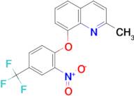 1-(2-Methyl(8-quinolyloxy))-2-nitro-4-(trifluoromethyl)benzene