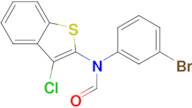 N-(3-Bromophenyl)(3-chlorobenzo[b]thiophen-2-yl)formamide