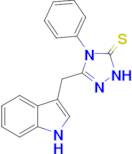 3-(Indol-3-ylmethyl)-4-phenyl-1,2,4-triazoline-5-thione