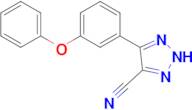 4-(3-Phenoxyphenyl)-1H-1,2,3-triazole-5-carbonitrile