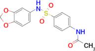 N-(4-((Benzo[3,4-d]1,3-dioxolen-5-ylamino)sulfonyl)phenyl)ethanamide