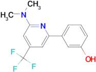 3-(6-Dimethylamino-4-trifluoromethyl-pyridin-2-yl)-phenol