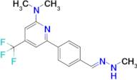 Dimethyl-{6-[4-(methyl-hydrazonomethyl)-phenyl]-4-trifluoromethyl-pyridin-2-yl}-amine