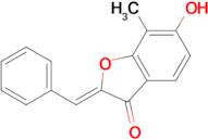 (2Z)-2-benzylidene-6-hydroxy-7-methyl-1-benzofuran-3(2H)-one