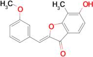 (2Z)-6-Hydroxy-2-(3-methoxybenzylidene)-7-methyl-1-benzofuran-3(2H)-one