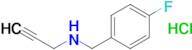 (4-Fluorobenzyl)2-propyn-1-ylamine hydrochloride