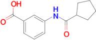 3-[(Cyclopentylcarbonyl)amino]benzoic acid