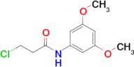 3-Chloro-N-(3,5-dimethoxyphenyl)propanamide