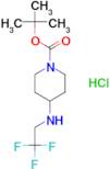 4-(Boc-piperidinyl)-2,2,2-trifluoroethylamine hydrochloride