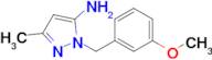 1-(3-Methoxybenzyl)-3-methyl-1H-pyrazol-5-amine