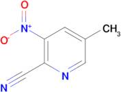 5-Methyl-3-nitro-pyridine-2-carbonitrile