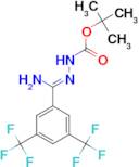 N'-[1-Amino-1-(3,5-bis-(trifluoromethyl)phenyl)-methylidene]hydrazinecarboxylic acid t-butyl ester