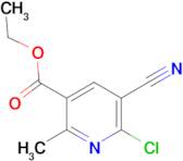 Ethyl 6-chloro-5-cyano-2-methylnicotinate