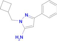 1-(Cyclobutylmethyl)-3-phenyl-1H-pyrazol-5-amine