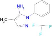 4-Methyl-1-[2-(trifluoromethyl)phenyl]-1H-pyrazol-5-amine