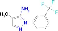 4-Methyl-1-[3-(trifluoromethyl)phenyl]-1H-pyrazol-5-amine