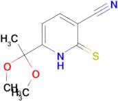 6-(1,1-Dimethoxy-ethyl)-2-mercapto-nicotinonitrile