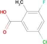 5-Chloro-3-fluoro-2-methylbenzoic acid