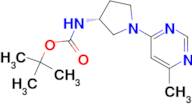 tert-Butyl N-[(3R)-1-(6-methylpyrimidin-4-yl)pyrrolidin-3-yl]carbamate