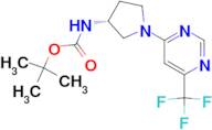 tert-Butyl N-(3R)-1-[6-(trifluoromethyl)pyrimidin-4-yl]pyrrolidin-3-ylcarbamate