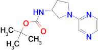 tert-Butyl N-[(3R)-1-(pyrazin-2-yl)pyrrolidin-3-ylcarbamate