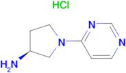 (3S)-1-(Pyrimidin-4-yl)pyrrolidin-3-amine hydrochloride