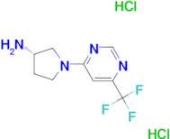 (3S)-1-[6-(Trifluoromethyl)pyrimidin-4-yl]pyrrolidin-3-amine dihydrochloride