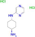 (1R*,4R*)-1-N-(Pyrazin-2-yl)cyclohexane-1,4-diamine dihydrochloride