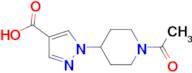 1-(1-Acetylpiperidin-4-yl)-1H-pyrazole-4-carboxylic acid