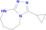 3-Cyclopropyl-5H,6H,7H,8H,9H-[1,2,4]-triazolo[4,3-a][1,3]diazepine