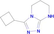3-Cyclobutyl-5H,6H,7H,8H-[1,2,4]-triazolo[4,3-a]pyrimidine